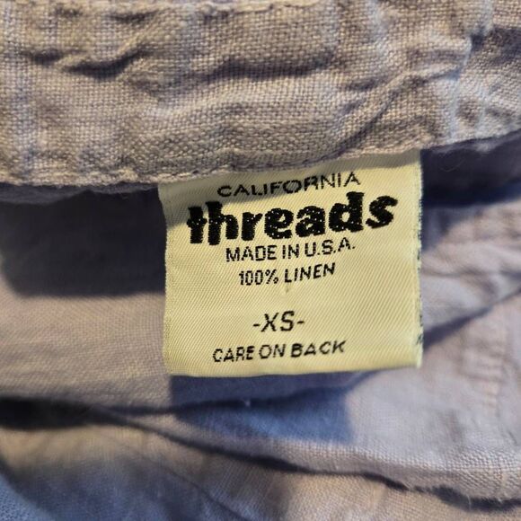 California Threads Linen Dress Size XS Sleeveless Whimsical - Picture 6 of 6